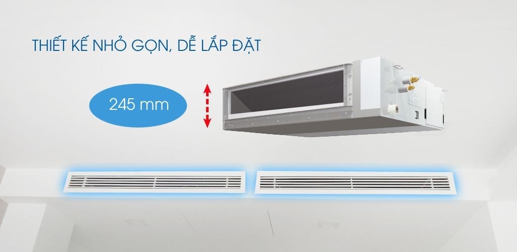 Dàn lạnh điều hòa Daikin Multi nối ống gió CDXP35RVMV 1 chiều 12000BTU