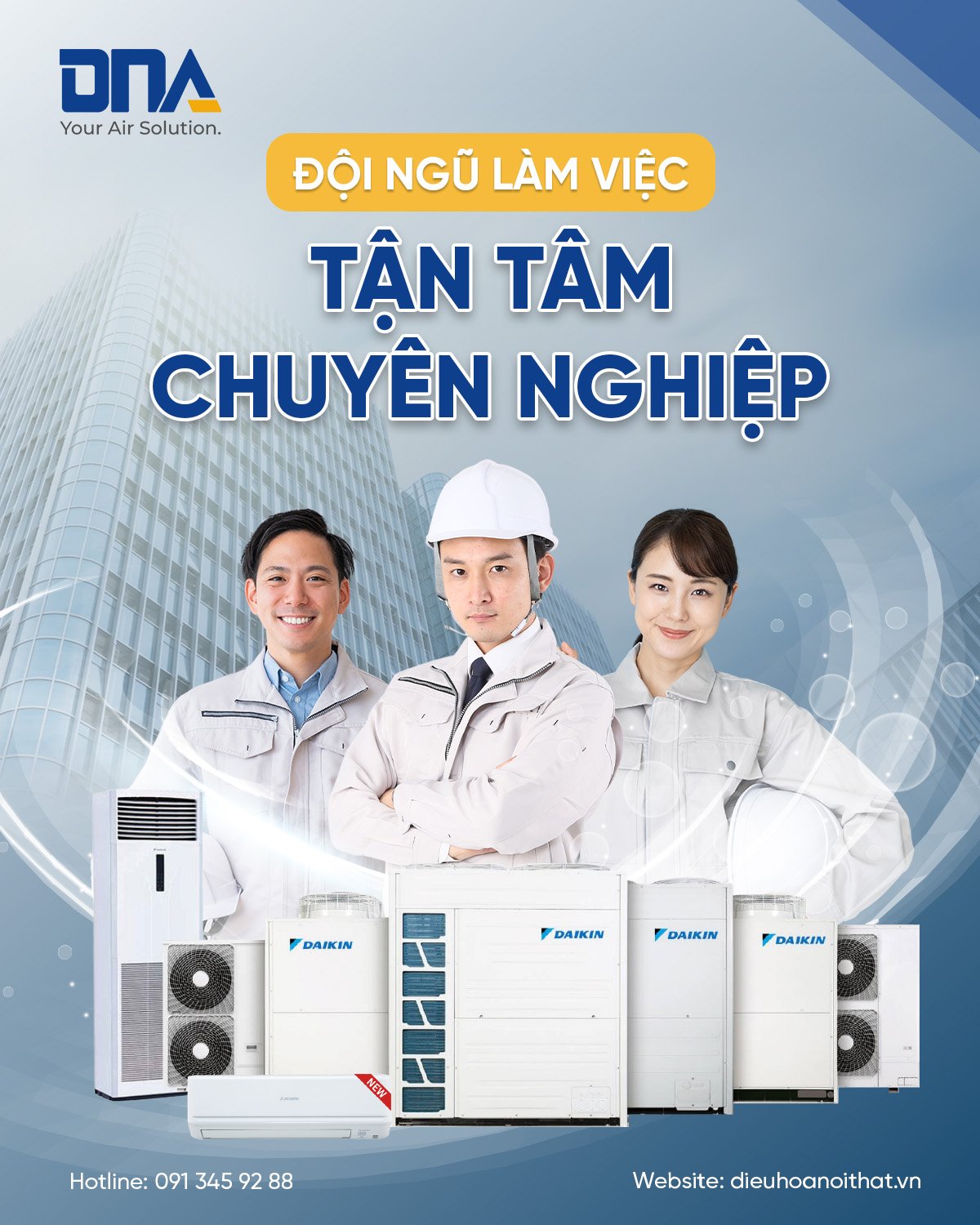 DỊCH VỤ LẮP ĐẶT ĐIỀU HÒA